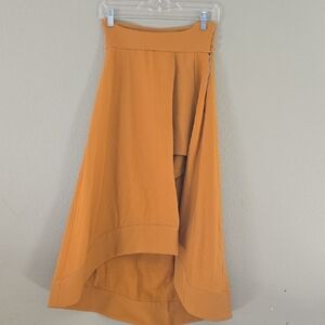 TETI GIO Chic Maxi Skirt in mustard